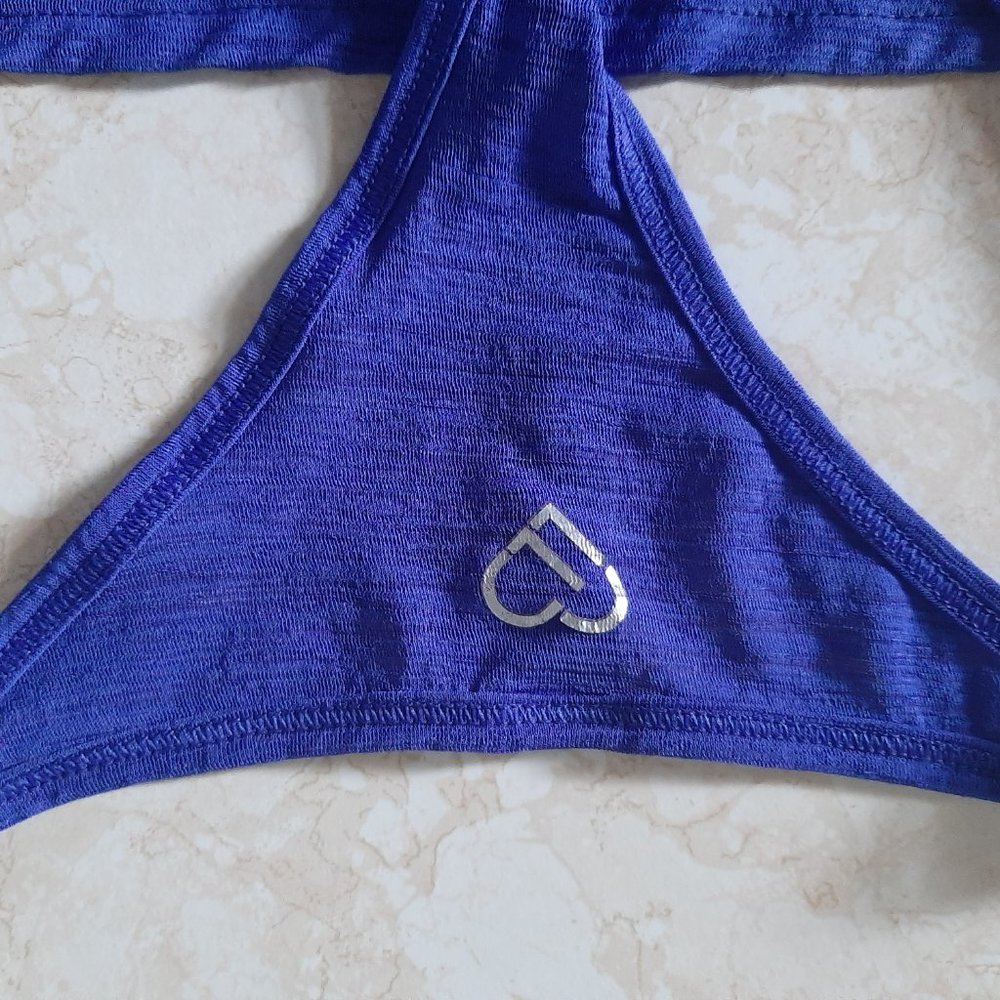 LiveLoveDream Small Blue Racerback TankTop - Picture 2 of 7